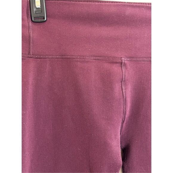 Lululemon size 12 burgundy Reveal tights/ leggings *FLAW* - Picture 5 of 9
